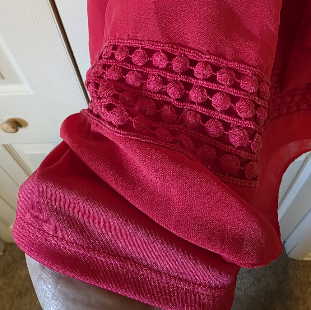 EUC IZ Byer Dress Size Large In Color "Poppy" - Picture 5 of 8